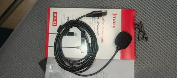 Jmary Tiktok Type-c Lavalier Microphone With Clip Compatible Mobile, Laptop Tab Etc - Virtual Mart