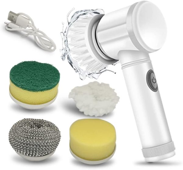 Magic Brush Wireless Battery Cleaning Brush Bathtub Tile Professional Cleaning Brush Rechargeable - Virtual Mart
