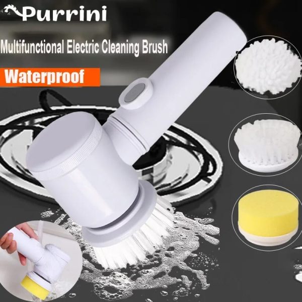 Magic Brush Wireless Battery Cleaning Brush Bathtub Tile Professional Cleaning Brush Rechargeable - Virtual Mart