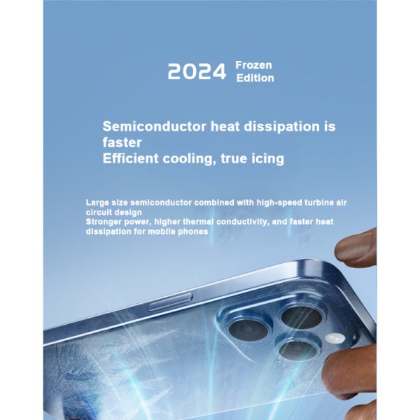 Sl-25 15w High Power Mobile Phone Original Cooler Radiator With Magnetic/clip, Fast Ice Cooling, And Rgb Led Light - Virtual Mart