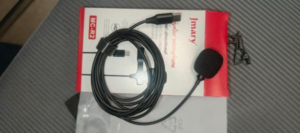 Jmary Tiktok Type-c Lavalier Microphone With Clip Compatible Mobile, Laptop Tab Etc - Virtual Mart