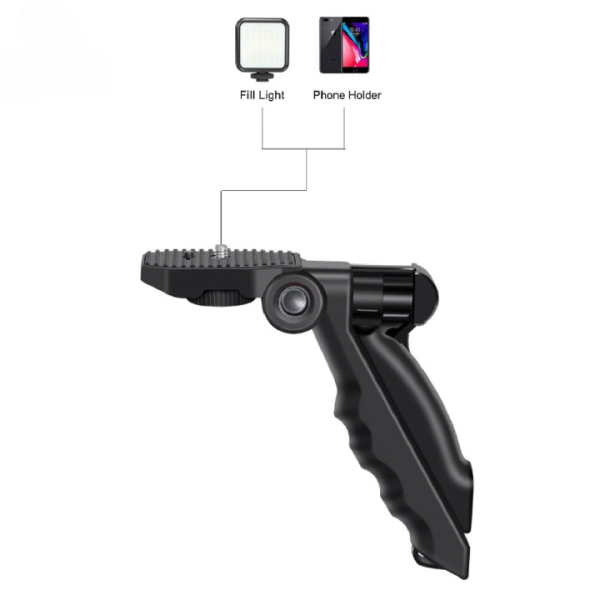 Ay-49 Vlogger Video Making Kits Vlog Microphone Led Fill Light Mini Tripod Mobile Holder - Virtual Mart