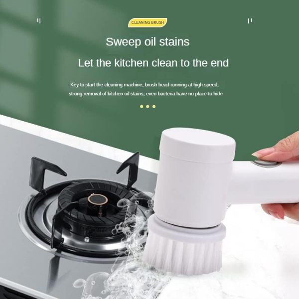 Magic Brush Wireless Battery Cleaning Brush Bathtub Tile Professional Cleaning Brush Rechargeable - Virtual Mart