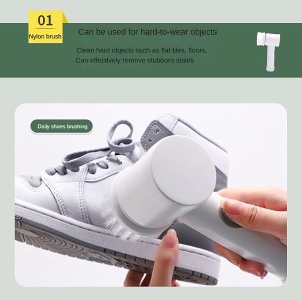 Magic Brush Wireless Battery Cleaning Brush Bathtub Tile Professional Cleaning Brush Rechargeable - Virtual Mart