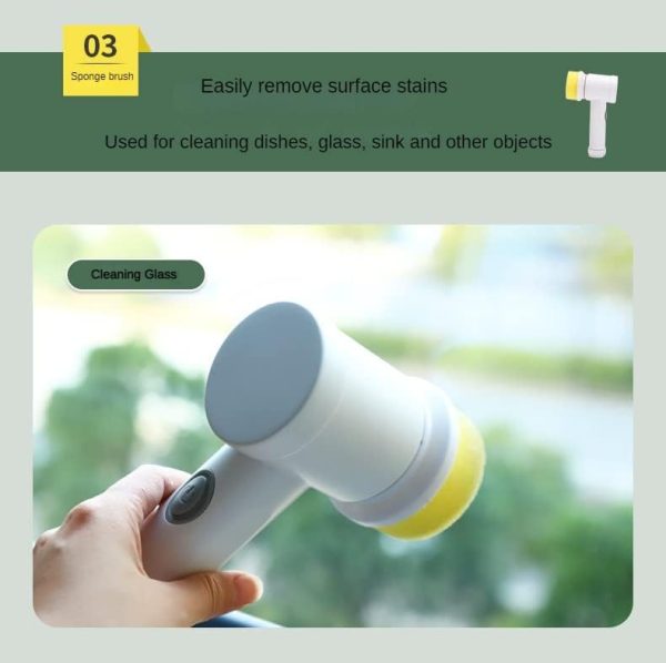Magic Brush Wireless Battery Cleaning Brush Bathtub Tile Professional Cleaning Brush Rechargeable - Virtual Mart