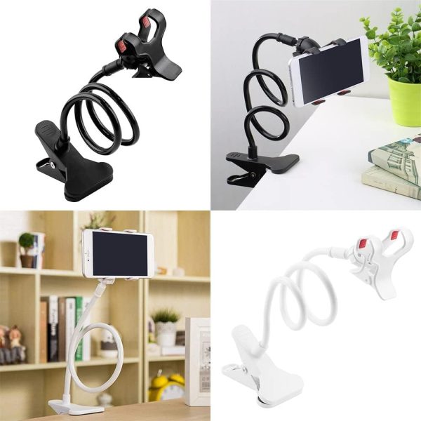 Mobile Phone Stand Holder Flexible And Power Full Grip – 360 Degree Rotating Mobile Stand Bedside Able Lazy Snake Mobile Phone Holder - Virtual Mart