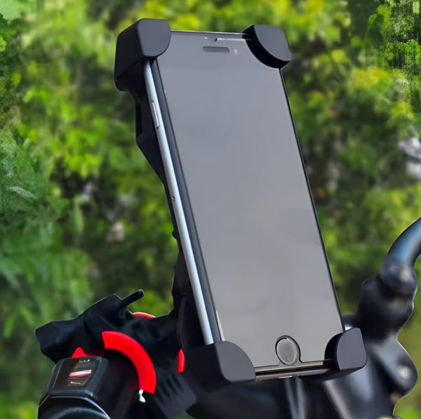Mobile Phone Holder Stand For Bicycle & Motorcycle – Universal 360° Rotation Mount - Virtual Mart
