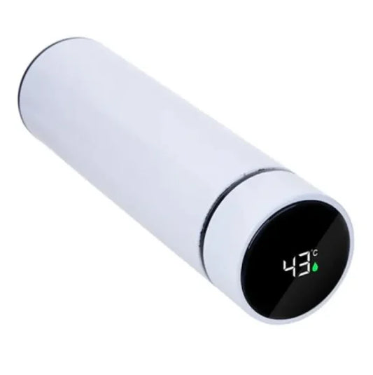 Temperature Display Vacuum Insulated Water Bottle Thermo Flask Made Of Premium Stainless Steel Coffee Cup (random Color) - Virtual Mart