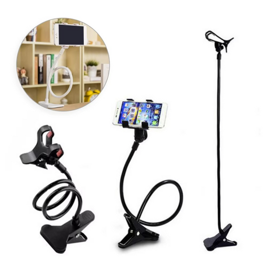 Mobile Phone Stand Holder Flexible And Power Full Grip – 360 Degree Rotating Mobile Stand Bedside Able Lazy Snake Mobile Phone Holder - Virtual Mart