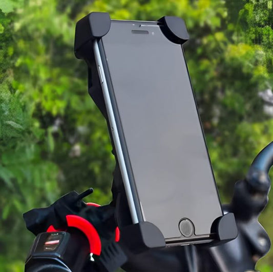 Mobile Phone Holder Stand For Bicycle & Motorcycle – Universal 360° Rotation Mount - Virtual Mart
